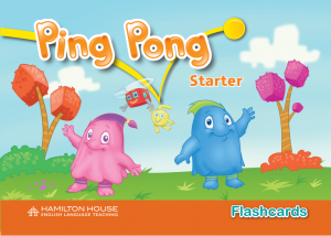 Ping Pong Starter: Flashcards